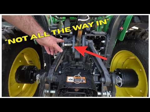 “NOT ALL THE WAY IN… This Top Link Mistake Can Destroy Your Tractor”