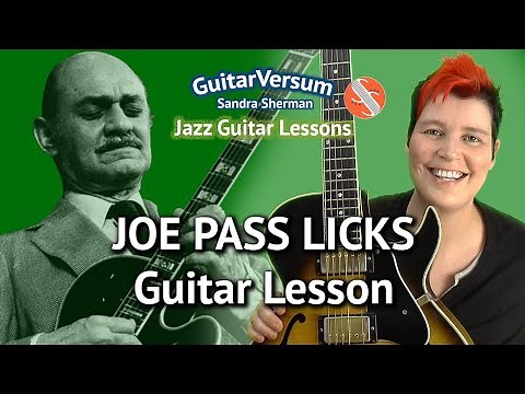 JOE PASS LICKS - Joe Pass Guitar LESSON + TABS + Playalong