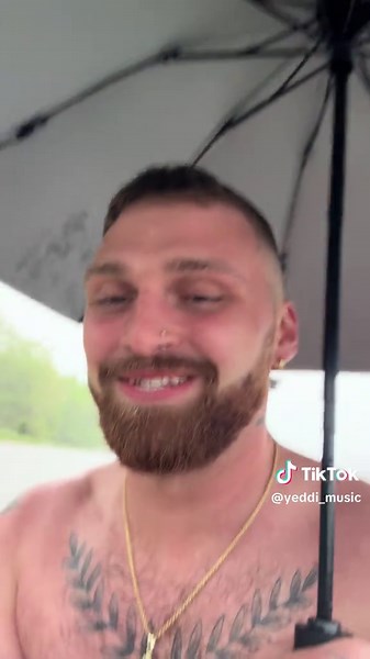 Fun cold plunge in the rain ☔️ #fyp #fypシ #lake #rain #nature #outdoors #coldplunge #goodvibes