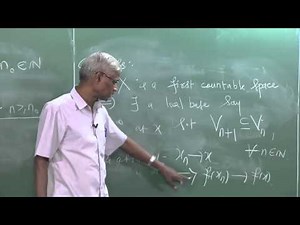 First and Second Countable Topological Spaces - Chapter5videoLec-21