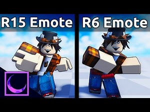 Roblox R15 Emotes But It's R6