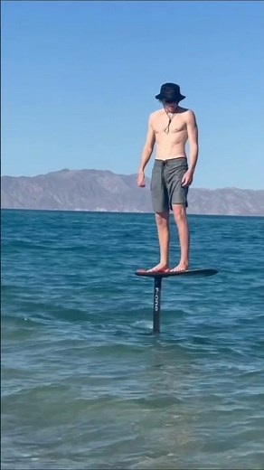 Flying on Water with Hydrofoil Board