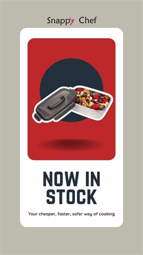 Now in stock 🔥 Stainless steel containers that mean business. #SnappyChef