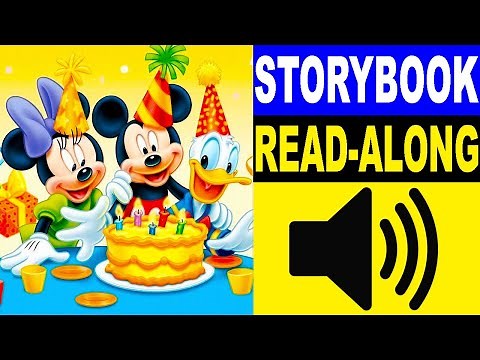 Mickey Mouse Read Along Story book | Read Aloud Story Books for Kids | Happy Birthday, Mickey!