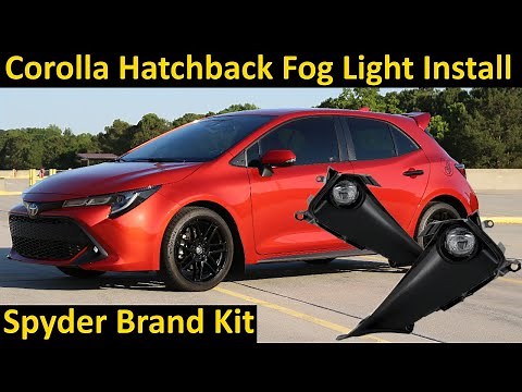 2019+ Corolla Hatchback Fog Lights Install/Tutorial