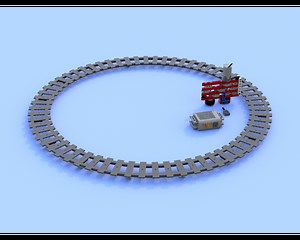 LEGO MOC-8393 Variation of JKBrickworks Particle Accelerator using more common parts (Technic 2017)