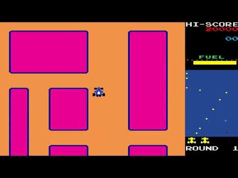 New Rally-X (1980, Namco) | the 80's retro arcade classic !