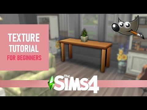 Custom Content Tutorial for Beginners | Adding a Texture to a UV Map | CC | The Sims 4