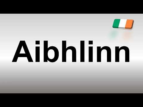 How to Pronounce Aibhlinn