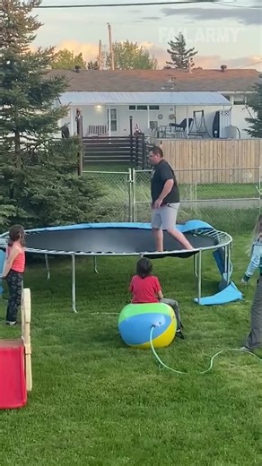Epic Dad Fails on Trampolines