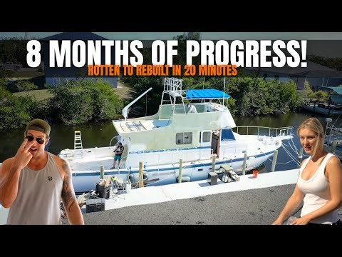 Taking Expedition Trawler from Wrecked & Rotten to Rebuilt!
