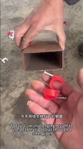 Plastic steel nail wire clips #factory #cableclip #pvcfittings #wireworks