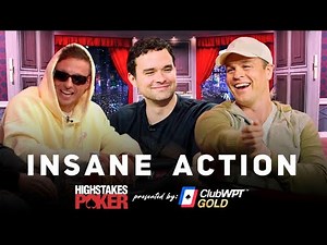 INSANE ACTION on High Stakes Poker LIVE with Alan Keating, Doug Polk & Andrew Robl!
