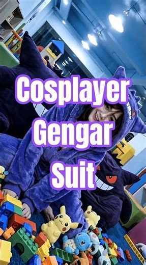 Beauty Cosplayer Cosplay Gengar Suit Costume