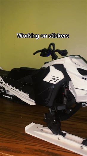3D Printing Creative Snowmobile Stickers