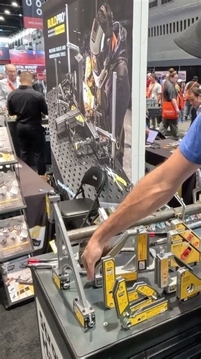 Magnetic clamps... welders love these things