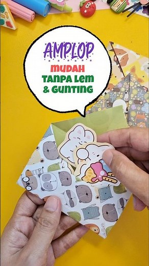 💌 Bikin AMPLOP mudah tanpa lem & gunting