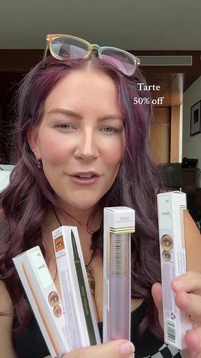 Four of my fave products for half off is a steal. #tarte #tartecosmetics #trendinngmakeup #tartetophits #tartetophitsbundle #tiktokmademebuyit #trending #mascara #tartemascara #makeupproducts