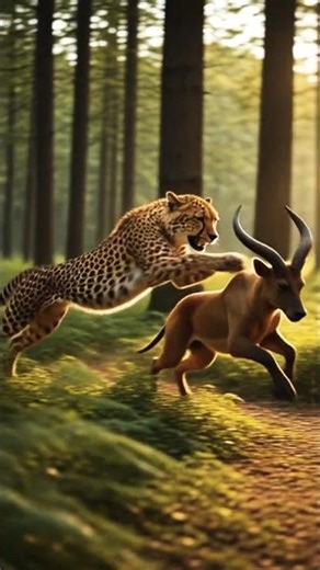 How FAST and STRONG Is a Leopard? 🐆💨💪 #Shorts