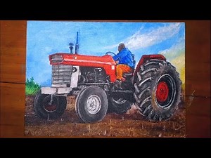 Learn how to paint a tractor