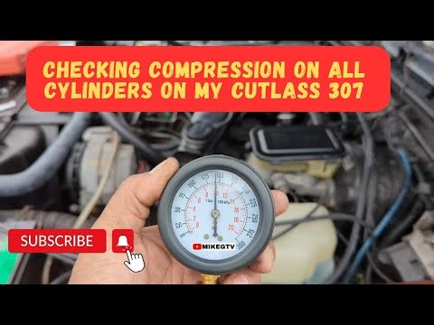 COMPRESSION TESTING MY OLDSMOBILE CUTLASS 307 ENGINE