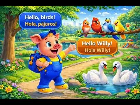 Willy's Word of the Day! 🔤 - Your Child Will Learn This Spanish Word in Seconds! 🌎🐾