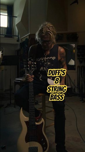 Duff McKagan’s 8 string bass guitar! #duffmckagan #gunsnroses #bassguitar