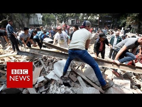 Mexico: Earthquake topples buildings killing nearly 250 - BBC News