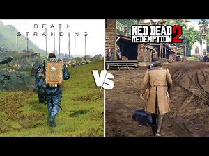 Red Dead Redemption 2 vs Death Stranding - Comparación de Físicas y Detalles