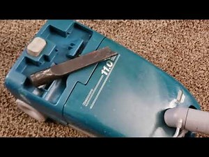 Kenmore WhisperTone Canister Vacuuming Living Room