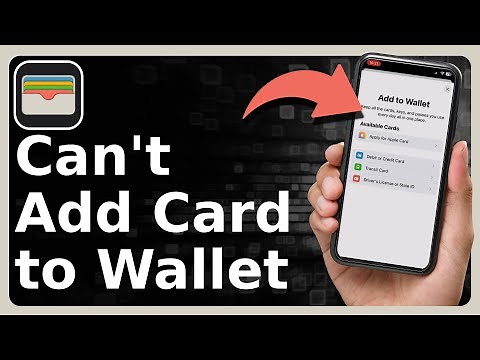 How To Fix Can't Add Card To Apple Wallet