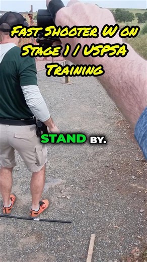 Fast Shooter W on Stage 1 ⚡| USPSA Training