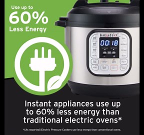 Instant Pot 6Qt Duo Plus 9-in-1 Multicooker, Pressure Cooker, Slow Cook, Rice Maker, Steamer, Sauté, Yogurt, Warmer & Sterilizer, Stainless Steel, 6 Quarts