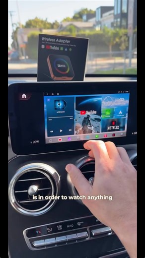 【NewYear2026】Picks with CarPlay Aimoon Orange Ai Cube Pro Max Wireless Carplay Adapter for iPhone & Android Auto Ai Box with Netflix YouTube Supports TF Card Dongle Plug and Play Easy Setup Carplay Video Entertainment for iOS 10 and Cars After 2015 Car