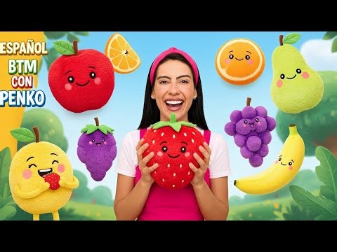 Fruits in Spanish for Kids | Penko Español | Fruits for Kids with Fun Songs ✨
