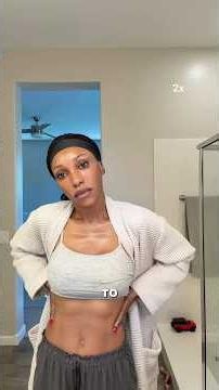How to look lean and snatched in less than 5 mins #flatstomach #beautytips