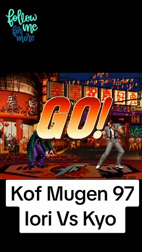 Kof Mugen 97: Iori Battles Kyo in Epic Showdown