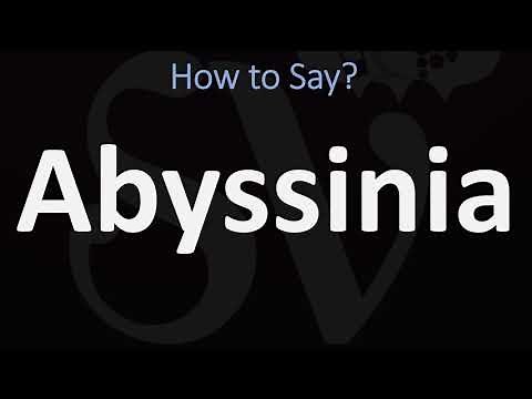 How to Pronounce Abyssinia (CORRECTLY)
