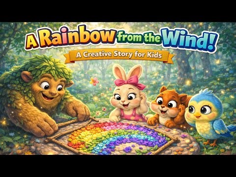 A Rainbow from the Wind! 🌈 | A Creative Recycling Story for Kids