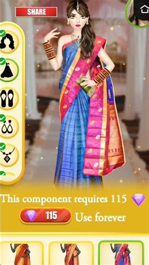 Indian model ? Indian Saree Look& Gaming video #fashion #dressess viral