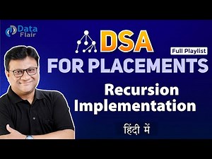 Introduction to Recursion | How to implement Recursion | DSA using C in Hindi