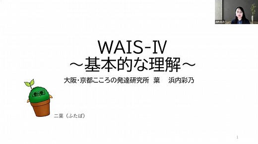 WAIS-Ⅳ～基本的な理解～