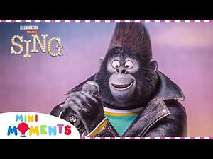 All of Johnny's Songs in Sing and Sing 2! 🎤 | Movie Moments | Mini Moments