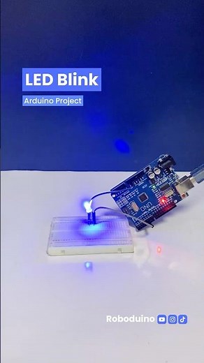 💡 Arduino UNO LED Blink Project #ledblinking #arduinoforbeginners #electronics #basicelectronics