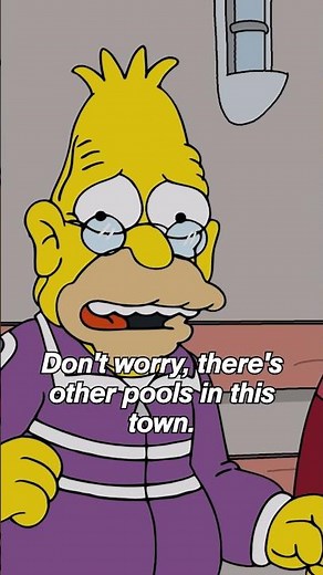 homer’s new sport is getting run out of springfield 😳 #thesimpsons