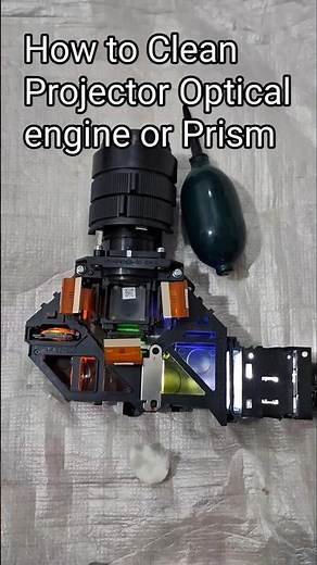 How to Clean Projector Optical engine or Prism #projectorrepairing