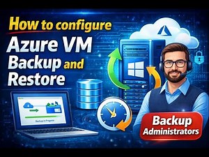 Module 7 - Lesson 3 - How to configure Azure VM Backup and Restore