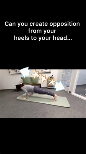 Push Up with Opposition | In & Up Through the Powerhouse #pushup #pilates #pushupsforbeginners