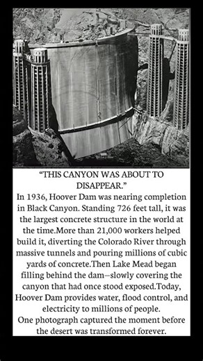 How Hoover Dam Transformed Black Canyon Forever #shorts #trending #viral