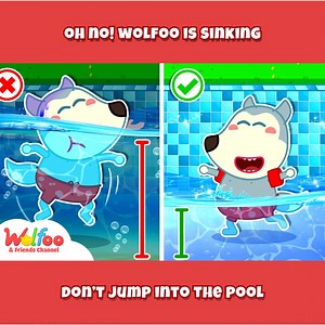 152K views · 1.3K reactions | The swimming pool can be a very dangerous place  #WOANETWORK #Wolfooseries #Wolfoo #cartoonforkids | Wolfoo Series | Facebook